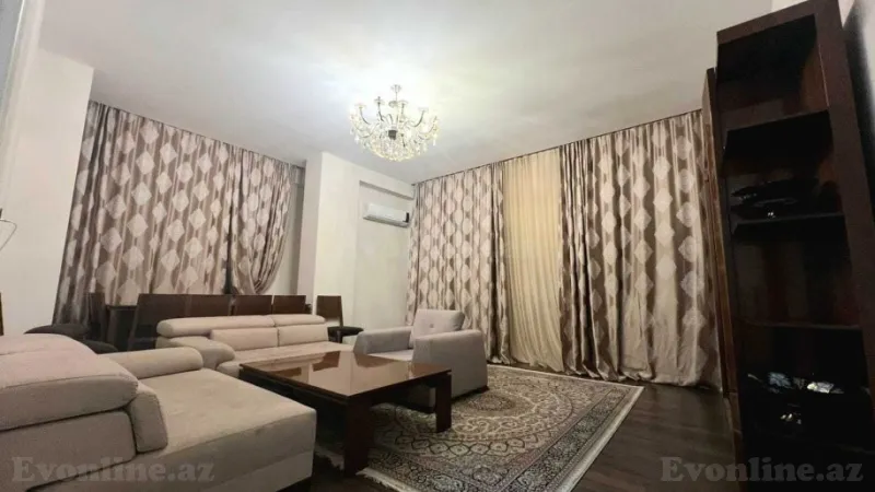 Kirayə verilir 3 otaqlı Mənzil Yeni tikili 135 m² Nəsimi r. - şəkil 3