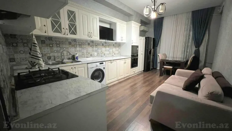 Kirayə verilir 3 otaqlı Mənzil Yeni tikili 135 m² Nəsimi r. - şəkil 5