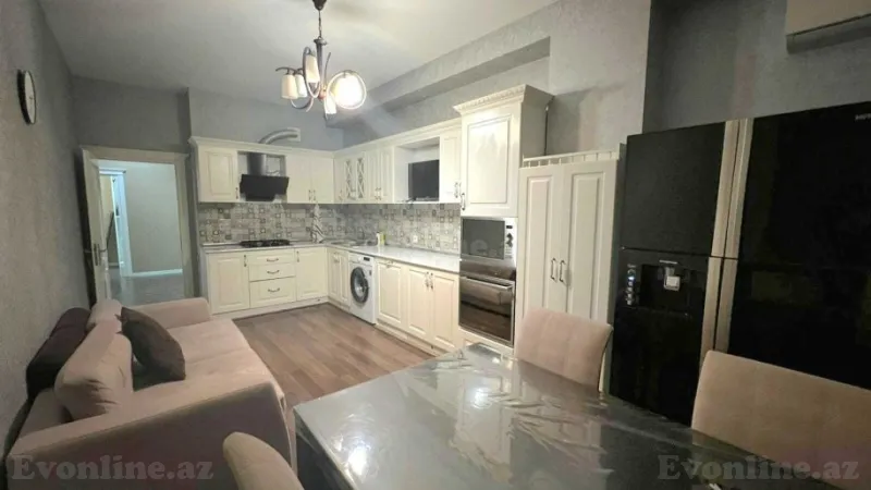 Kirayə verilir 3 otaqlı Mənzil Yeni tikili 135 m² Nəsimi r. - şəkil 6