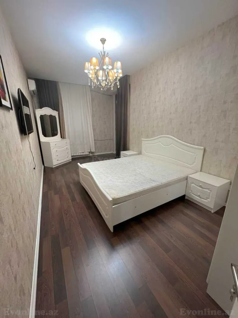Kirayə verilir 3 otaqlı Mənzil Yeni tikili 135 m² Nəsimi r. - şəkil 7