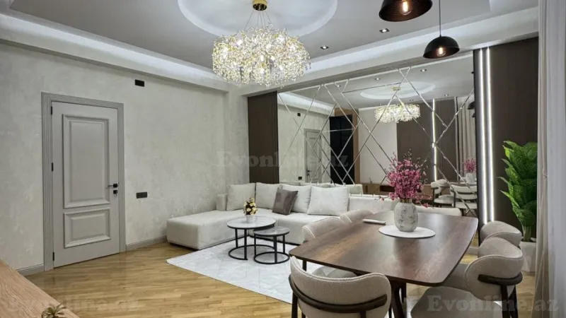 Satılır 3 otaqlı Mənzil Yeni tikili 115 m² Elmlər Akademiyası m. - şəkil 2