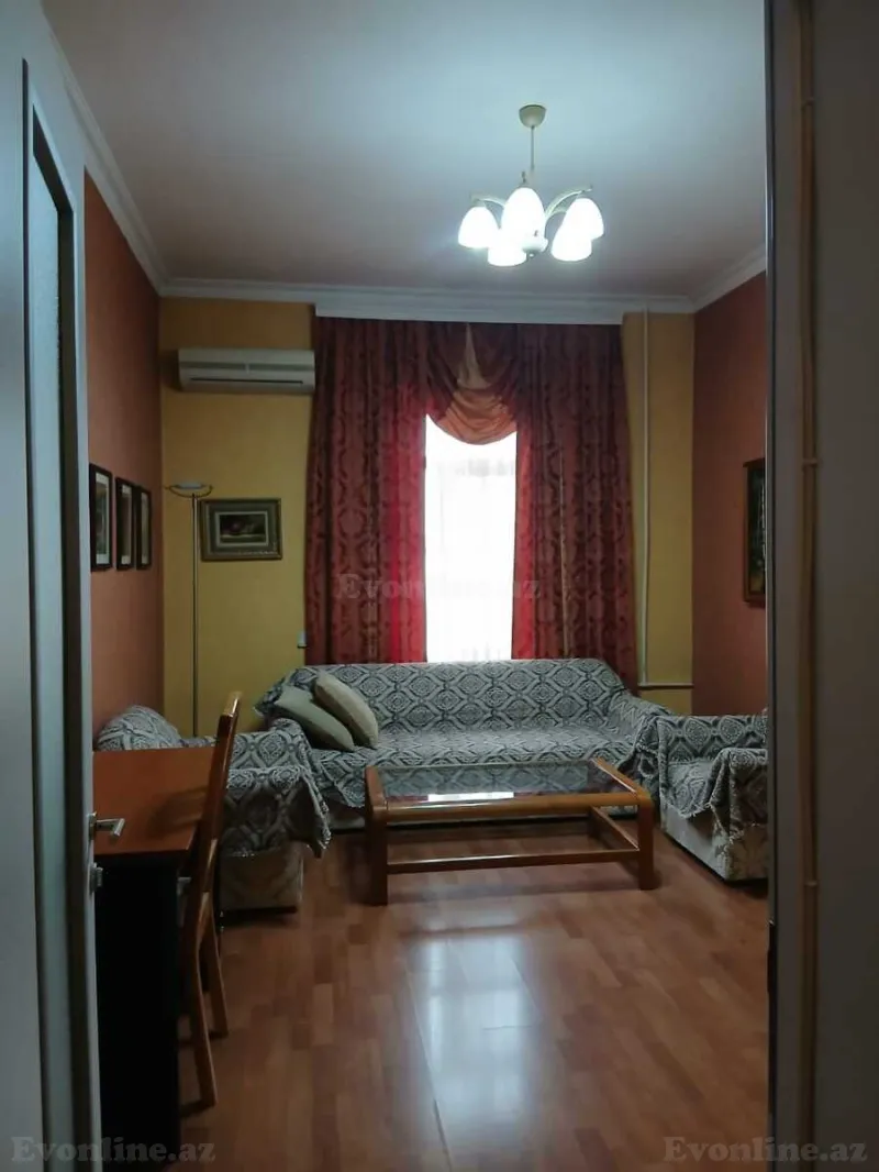 Kirayə verilir 2 otaqlı Mənzil Köhnə tikili 54 m² Sahil m. - şəkil 2