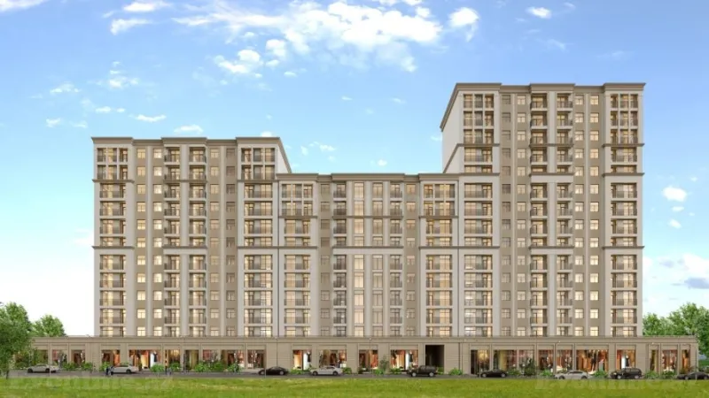 Satılır 1 otaqlı Mənzil Yeni tikili 46.1 m² Sabunçu r. - şəkil 2