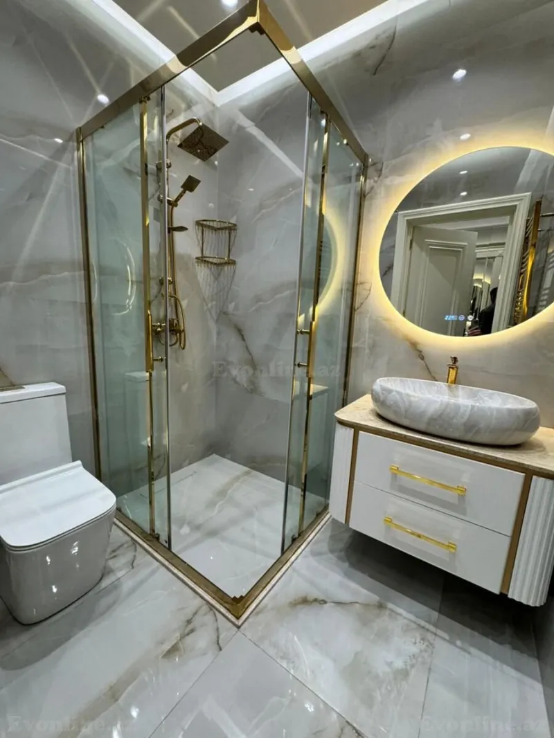 Satılır 2 otaqlı Mənzil Yeni tikili 74 m² 8-ci mikrorayon - şəkil 3