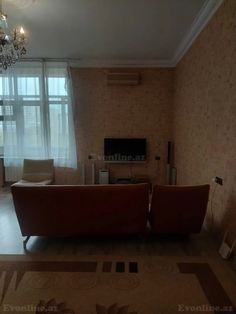 Kirayə verilir 3 otaqlı Mənzil Yeni tikili 120 m² Nəsimi r. - şəkil 6