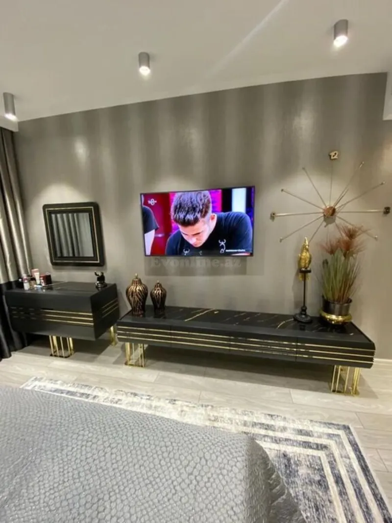 Kirayə verilir 3 otaqlı Mənzil Yeni tikili 132 m² Nəsimi r. - şəkil 2