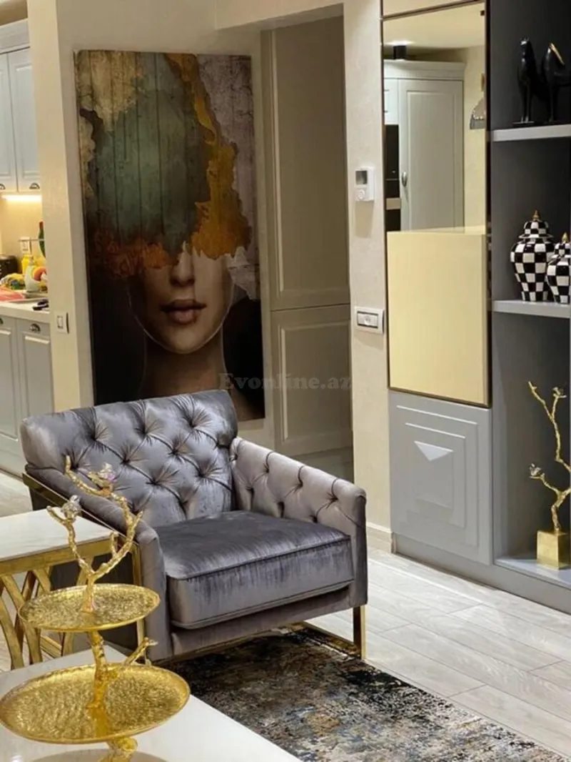 Kirayə verilir 3 otaqlı Mənzil Yeni tikili 132 m² Nəsimi r. - şəkil 4