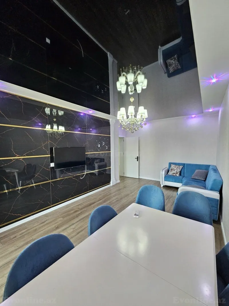 Kirayə verilir 2 otaqlı Mənzil Yeni tikili 75 m² 8 Noyabr m. - şəkil 2