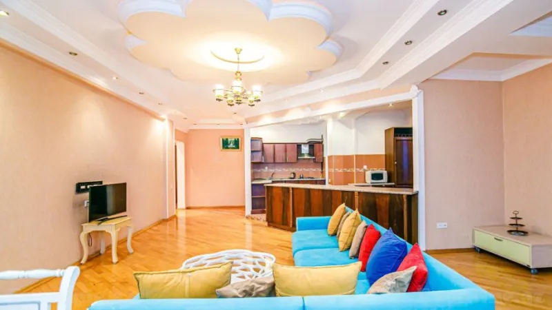 Kirayə verilir 2 otaqlı Mənzil Yeni tikili 100 m² Nəsimi r. - şəkil 5