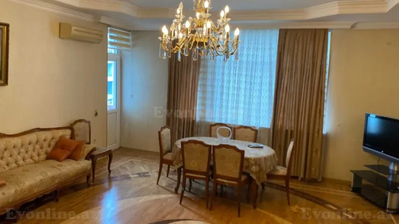 Kirayə verilir 3 otaqlı Mənzil Yeni tikili 150 m² Nəsimi r.