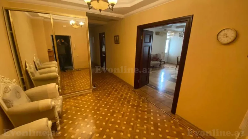 Kirayə verilir 3 otaqlı Mənzil Yeni tikili 150 m² Nəsimi r. - şəkil 3