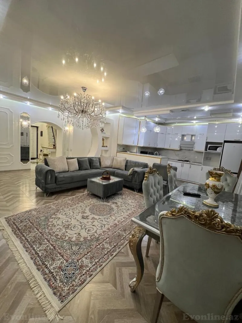 Kirayə verilir 3 otaqlı Mənzil Yeni tikili 110 m² 8 Noyabr m. - şəkil 2