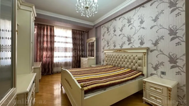 Kirayə verilir 3 otaqlı Mənzil Yeni tikili 140 m² Nizami r. - şəkil 4