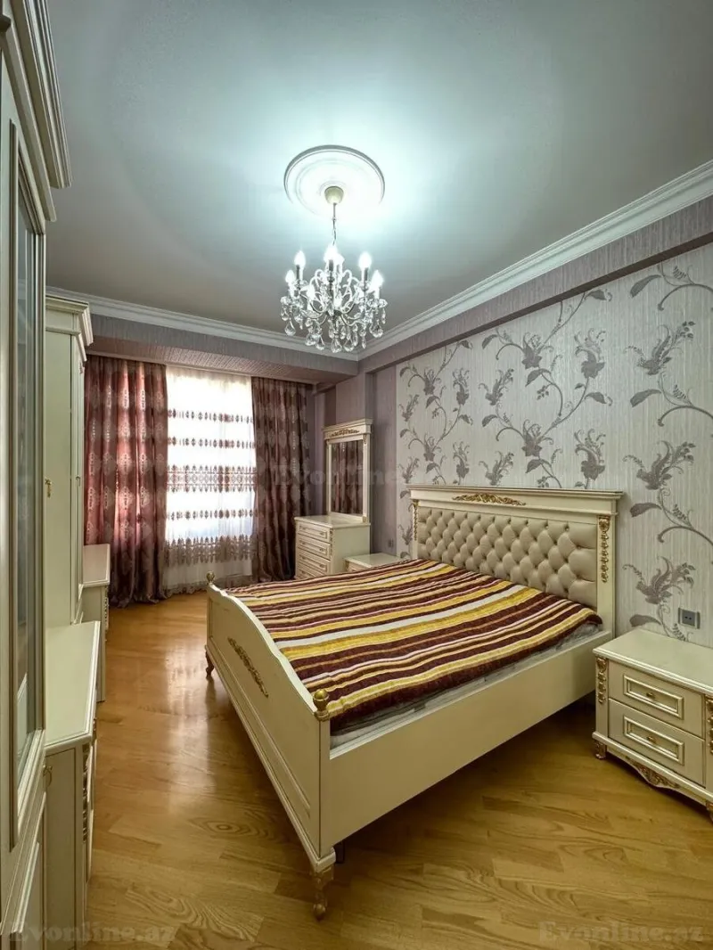 Kirayə verilir 3 otaqlı Mənzil Yeni tikili 140 m² Nizami r. - şəkil 6