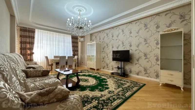 Kirayə verilir 3 otaqlı Mənzil Yeni tikili 140 m² Nizami r. - şəkil 10