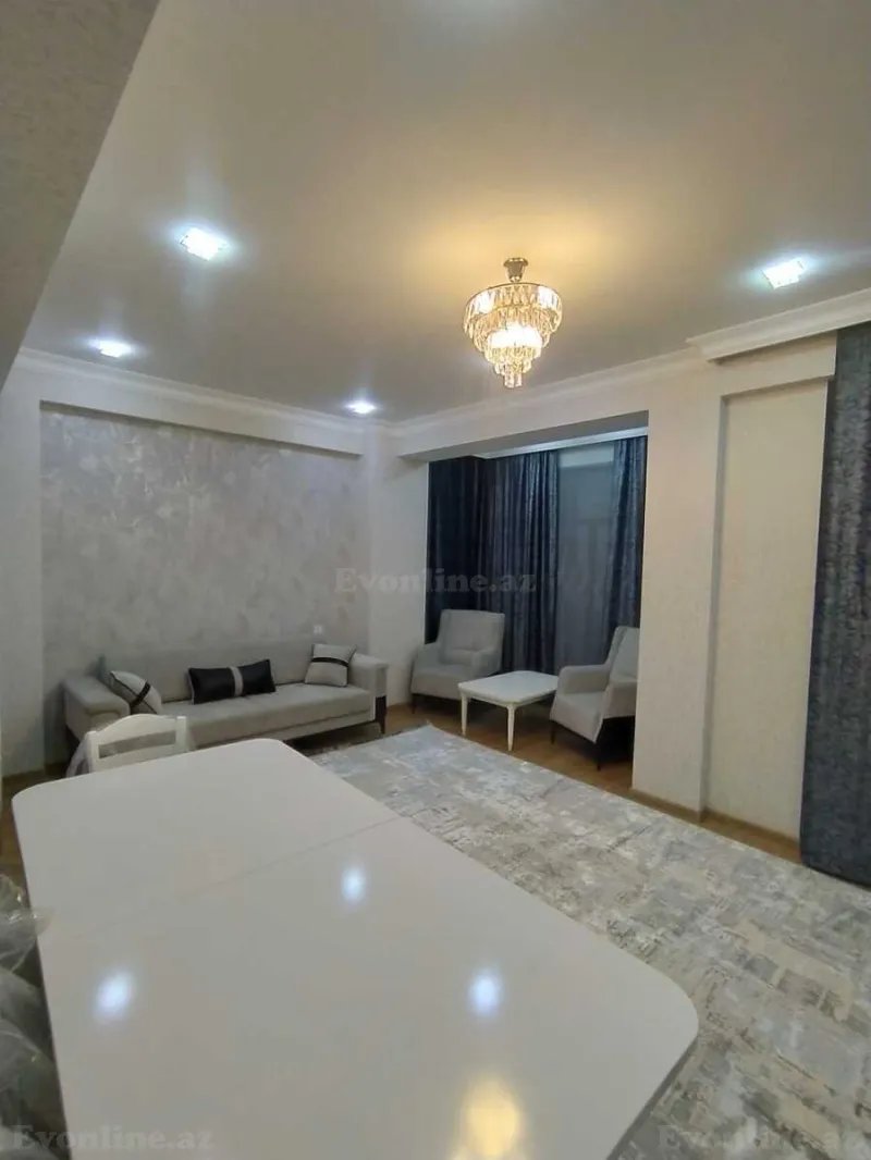 Kirayə verilir 3 otaqlı Mənzil Yeni tikili 130 m² Xətai r. - şəkil 2