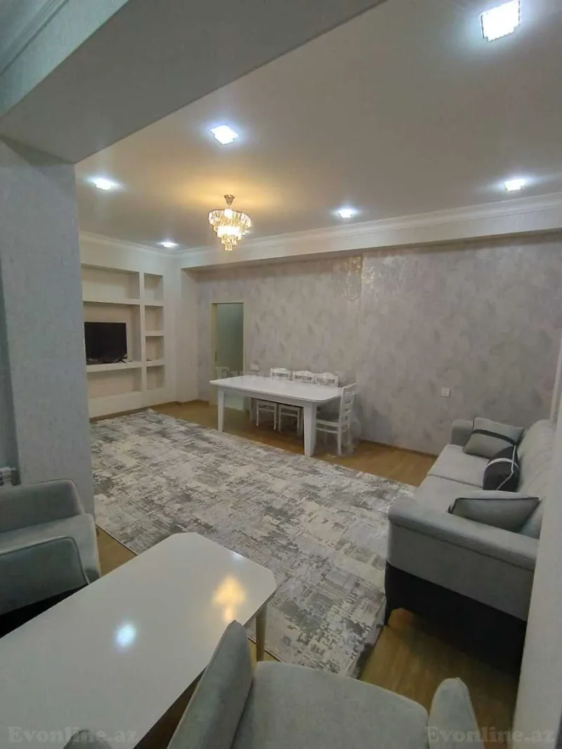 Kirayə verilir 3 otaqlı Mənzil Yeni tikili 130 m² Xətai r. - şəkil 3