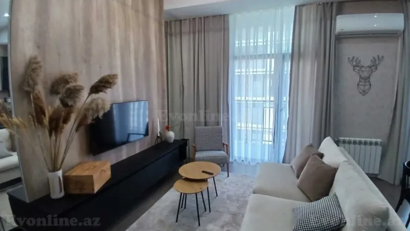 Kirayə verilir 2 otaqlı Mənzil Yeni tikili 50 m² Nəriman Nərimanov m.