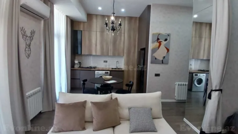 Kirayə verilir 2 otaqlı Mənzil Yeni tikili 50 m² Nəriman Nərimanov m. - şəkil 2