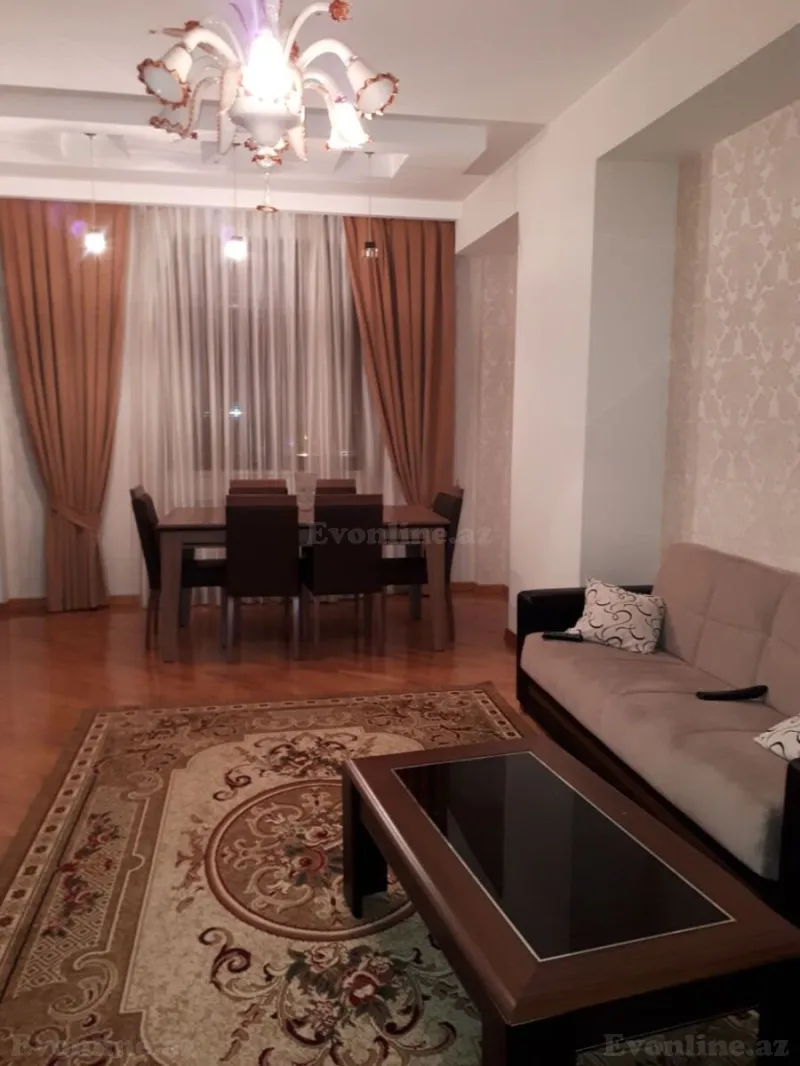 Kirayə verilir 2 otaqlı Mənzil Yeni tikili 85 m² Nərimanov r. - şəkil 3