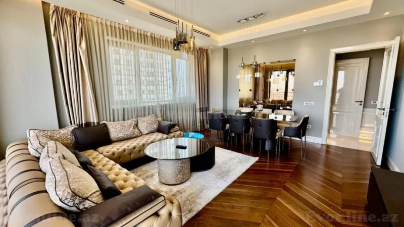 Satılır 3 otaqlı Mənzil Yeni tikili 120 m² Xətai r. - şəkil 2