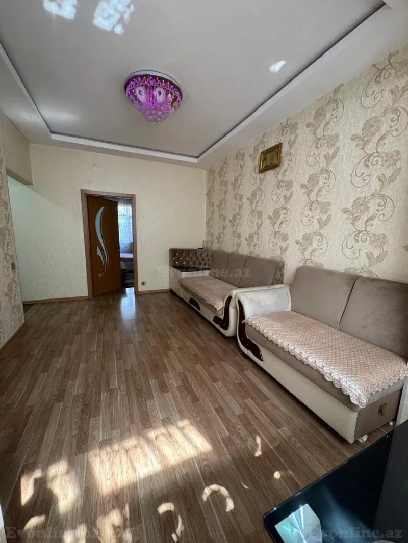 Kirayə verilir 2 otaqlı Mənzil Köhnə tikili 55 m² 4-cü mikrorayon - şəkil 2