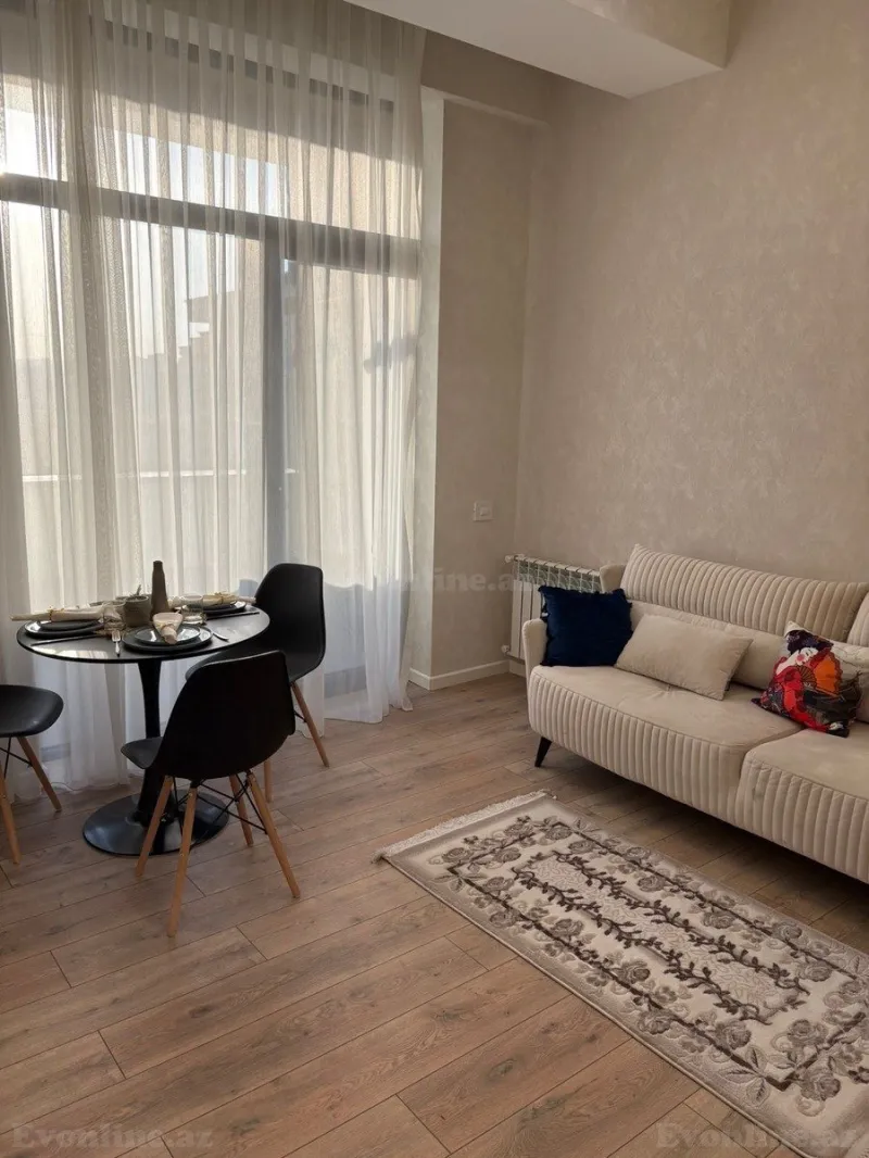 Kirayə verilir 2 otaqlı Mənzil Yeni tikili 50 m² Nəsimi r. - şəkil 2