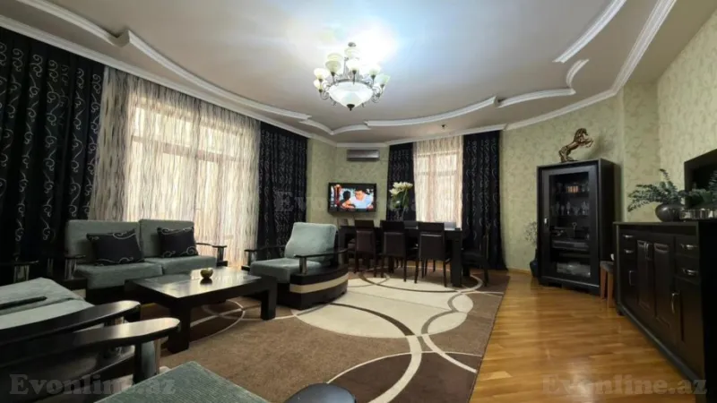 Satılır 4 otaqlı Mənzil Yeni tikili 158 m² Nizami r. - şəkil 4