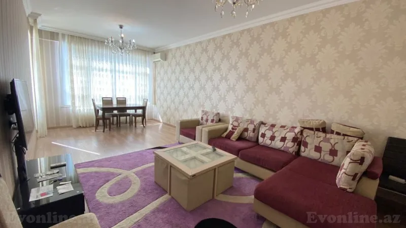 Kirayə verilir 2 otaqlı Mənzil Yeni tikili 95 m² Xətai m. - şəkil 3