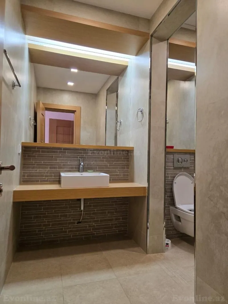 Kirayə verilir 5 otaqlı Mənzil Yeni tikili 265 m² Gənclik m. - şəkil 15
