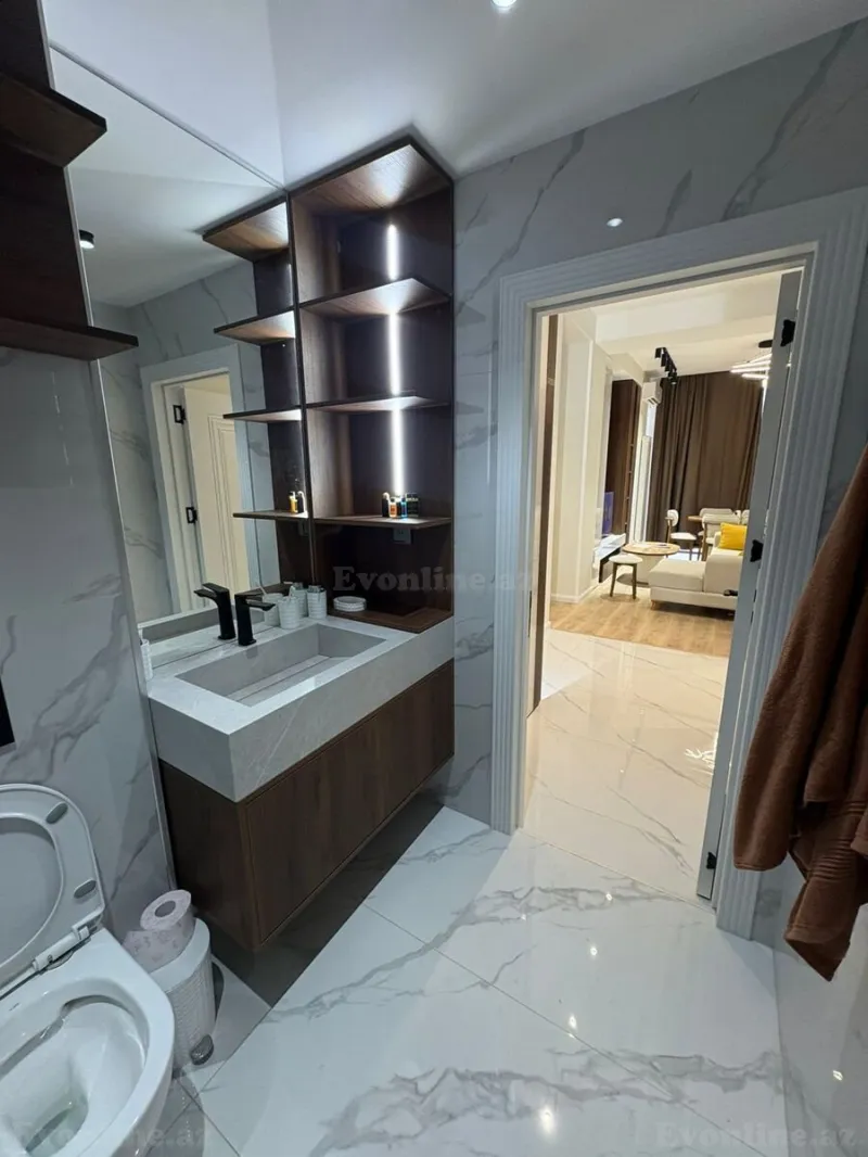 Kirayə verilir 3 otaqlı Mənzil Yeni tikili 80 m² Sabunçu r. - şəkil 11