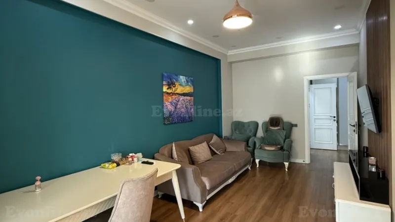 Satılır 2 otaqlı Mənzil Yeni tikili 72 m² Neftçilər m. - şəkil 2