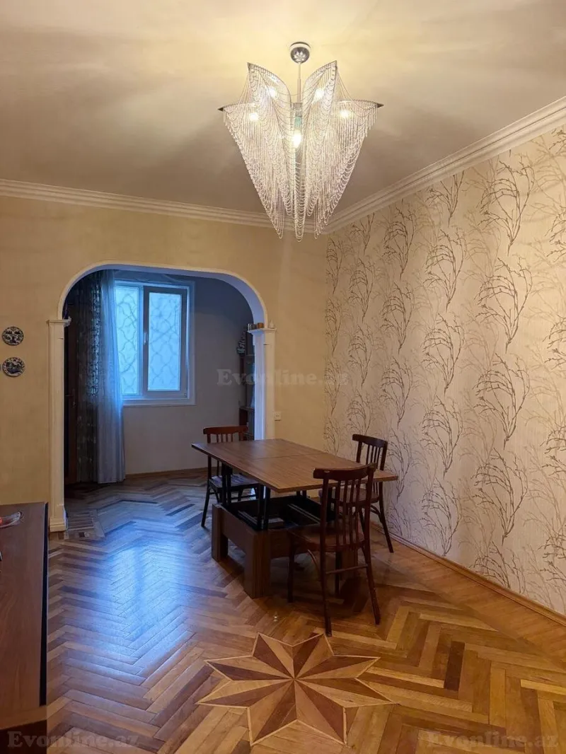 Satılır 4 otaqlı Mənzil Köhnə tikili 120 m² Nəsimi m. - şəkil 3