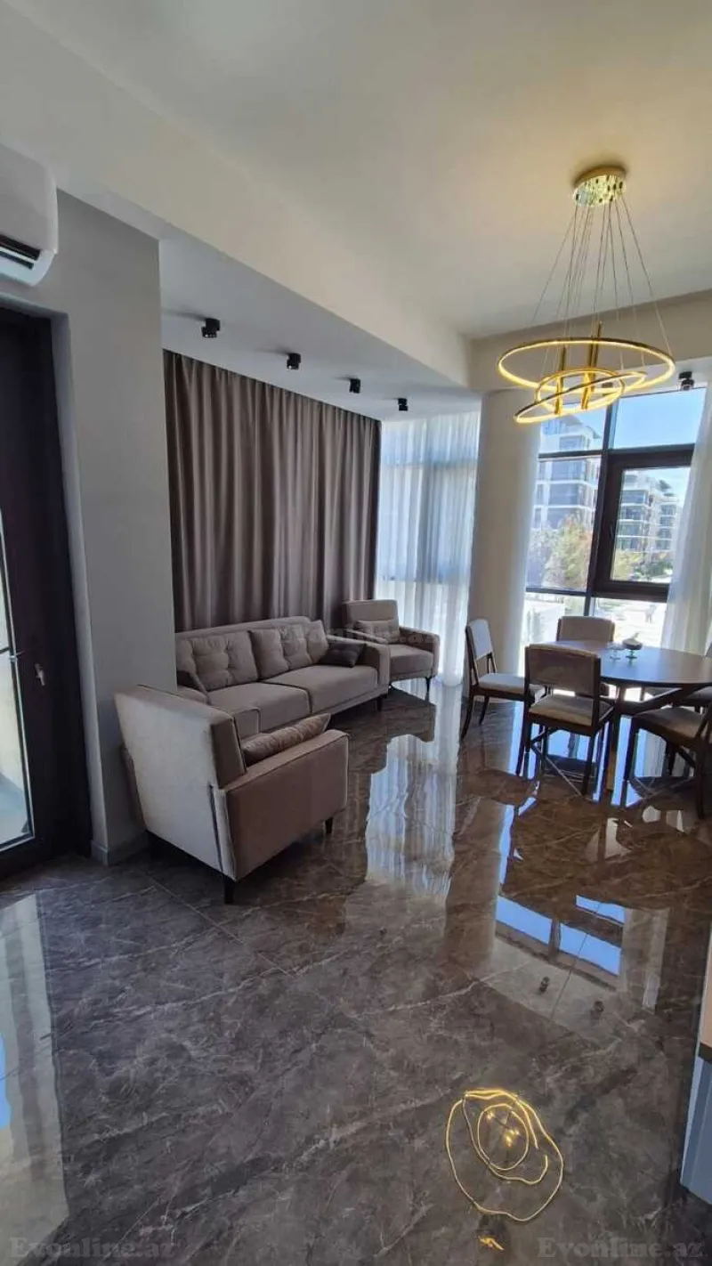 Kirayə verilir 3 otaqlı Mənzil Yeni tikili 93 m² Sabunçu r. - şəkil 2