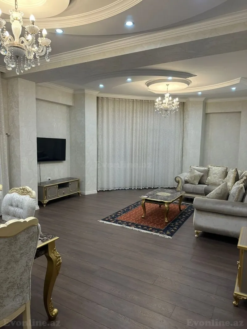 Kirayə verilir 3 otaqlı Mənzil Yeni tikili 130 m² Xətai r. - şəkil 3