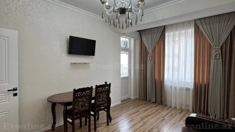 Satılır 2 otaqlı Mənzil Yeni tikili 50 m² Həzi Aslanov m. - şəkil 2