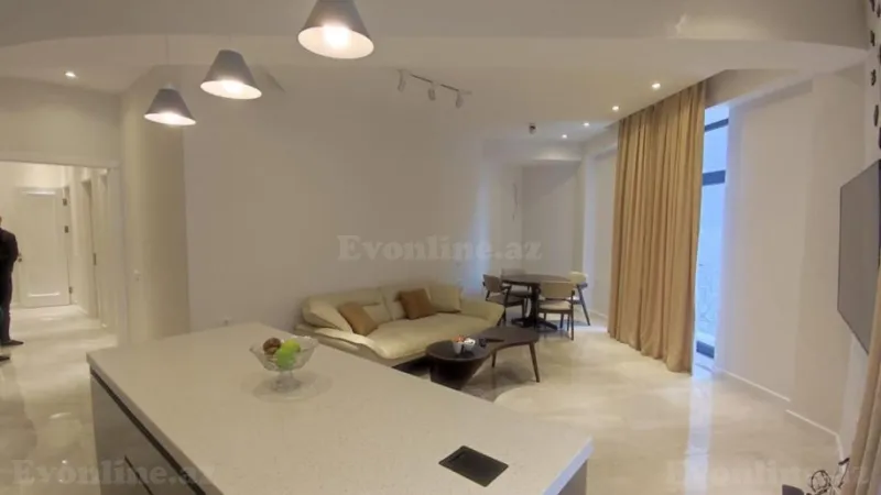 Kirayə verilir 3 otaqlı Mənzil Yeni tikili 105 m² Xətai r. - şəkil 2