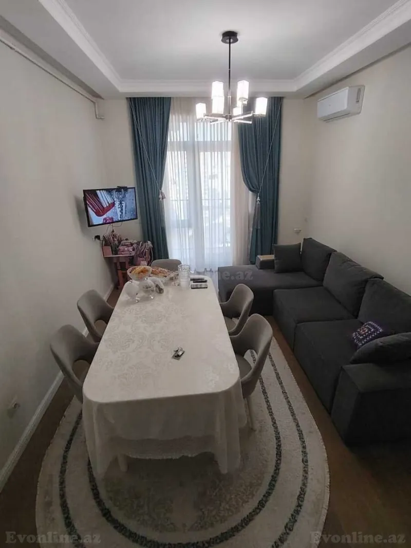 Satılır 2 otaqlı Mənzil Yeni tikili 45 m² Yasamal r. - şəkil 2