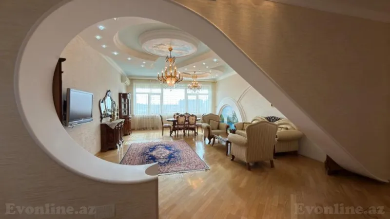 Kirayə verilir 4 otaqlı Mənzil Yeni tikili 200 m² Elmlər Akademiyası m. - şəkil 2