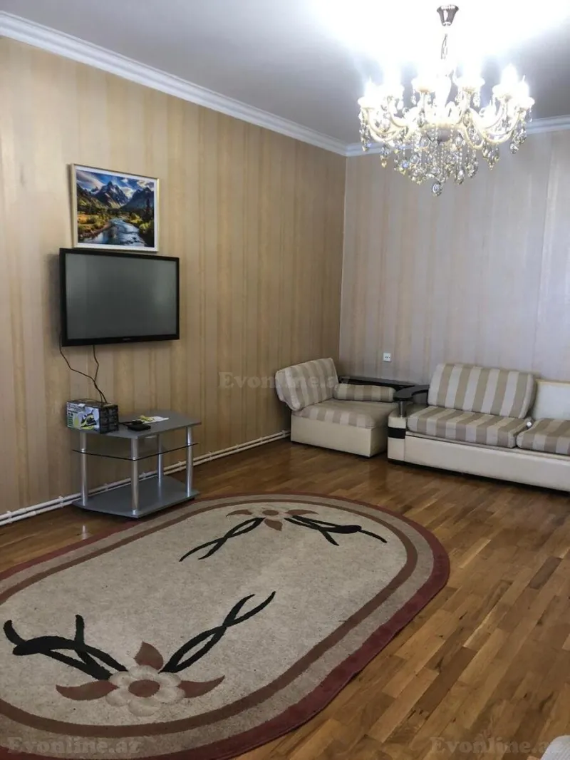 Kirayə verilir 3 otaqlı Mənzil Yeni tikili 120 m² Yasamal - şəkil 2