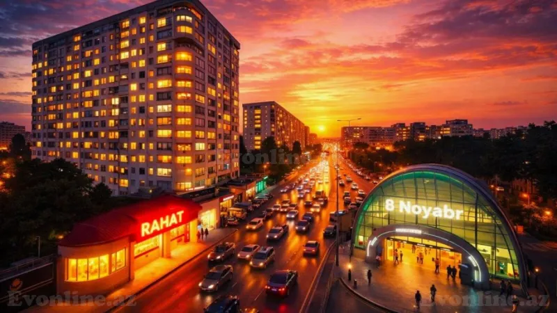 Satılır 2 otaqlı Mənzil Yeni tikili 96 m² 8 Noyabr m.