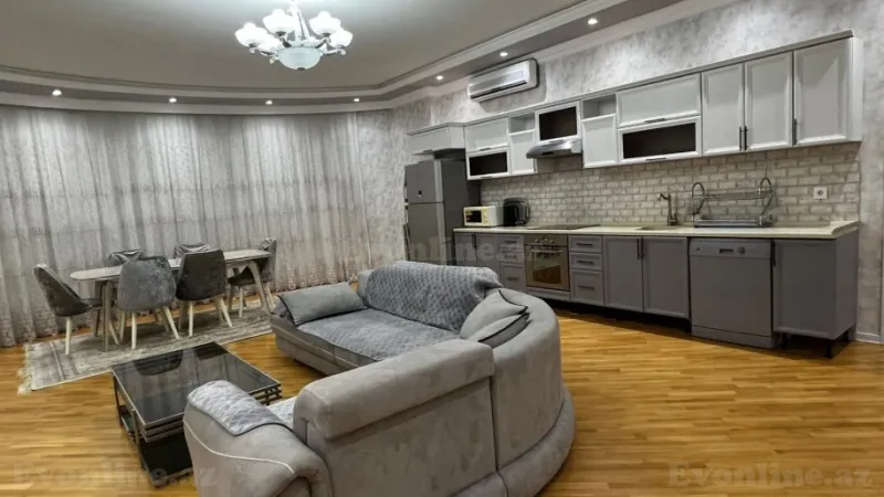 Kirayə verilir 3 otaqlı Mənzil Yeni tikili 123 m² Nizami m.