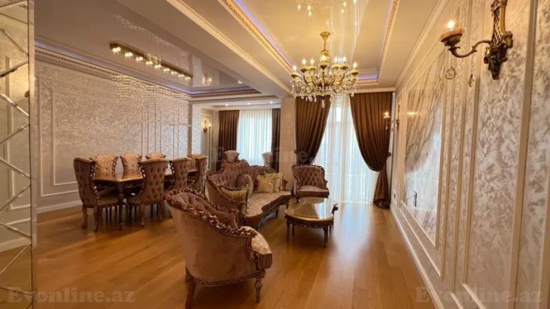 Satılır 5 otaqlı Mənzil Yeni tikili 300 m² Memar Əcəmi m. - şəkil 2