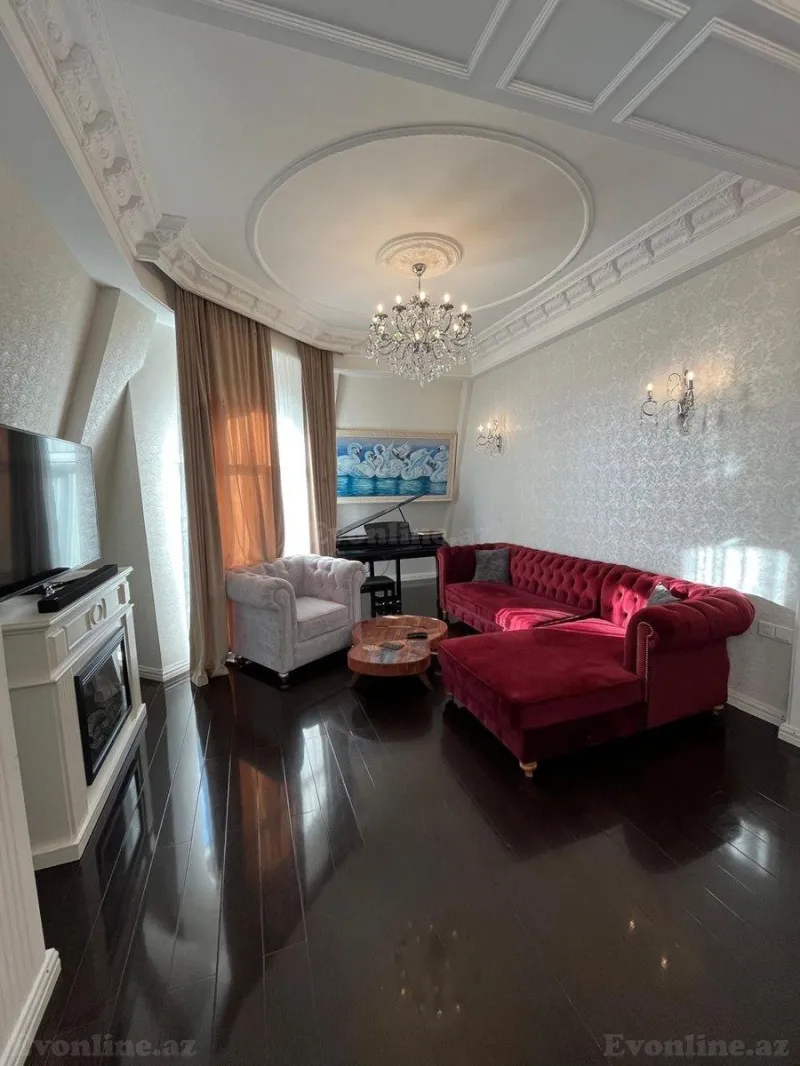 Kirayə verilir 3 otaqlı Mənzil Yeni tikili 130 m² Xətai r. - şəkil 5