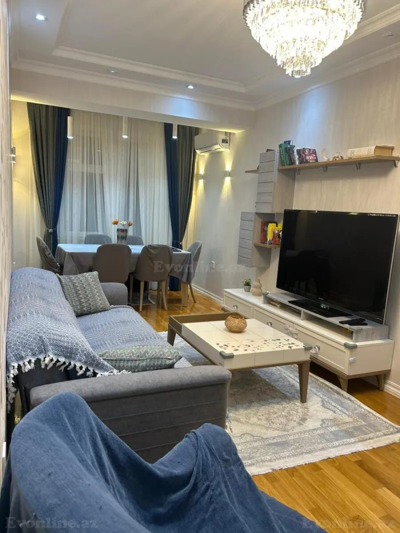 Satılır 2 otaqlı Mənzil Yeni tikili 76 m² Həzi Aslanov m. - şəkil 2