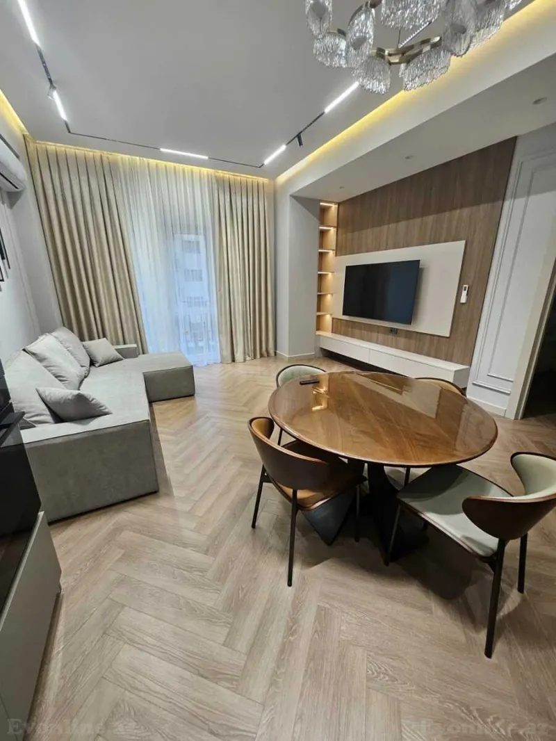 Kirayə verilir 3 otaqlı Mənzil Yeni tikili 100 m² Xətai r. - şəkil 2