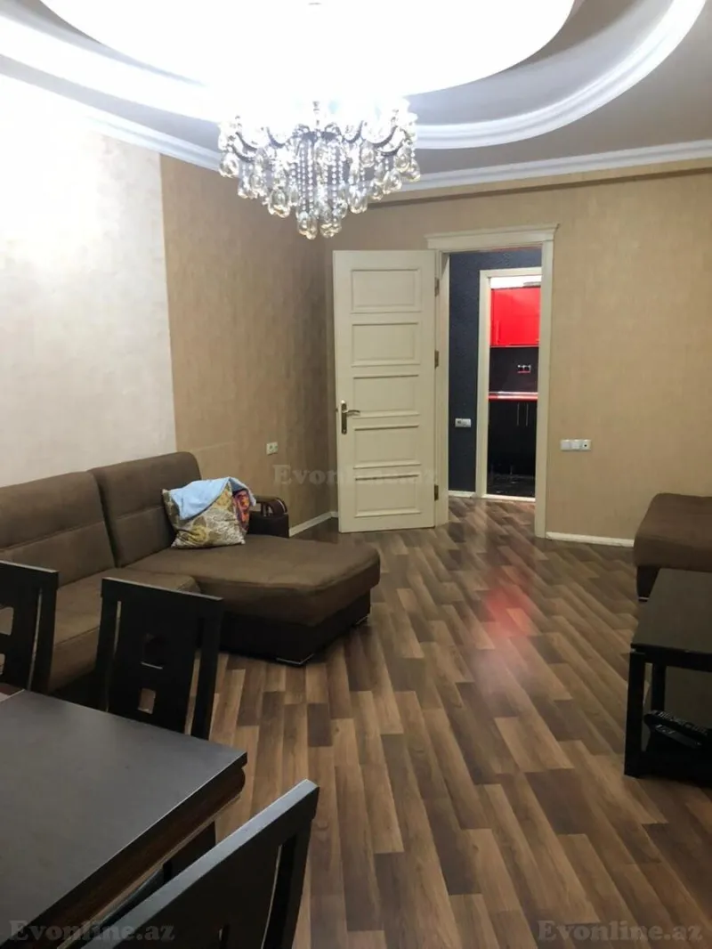 Kirayə verilir 2 otaqlı Mənzil Yeni tikili 66 m² Binəqədi r. - şəkil 2
