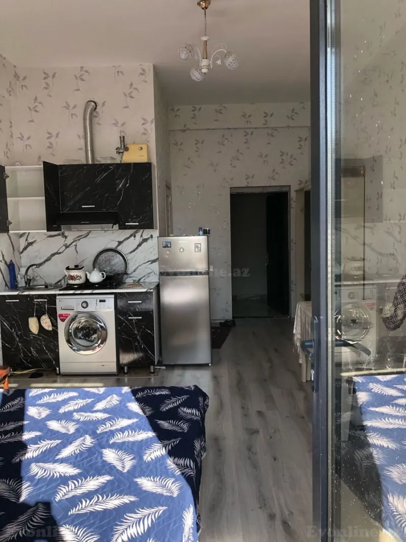 Kirayə verilir 1 otaqlı Mənzil Yeni tikili 35 m² Nəsimi r. - şəkil 3