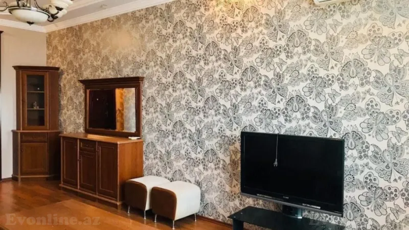 Kirayə verilir 3 otaqlı Mənzil Yeni tikili 100 m² Nəsimi r. - şəkil 3