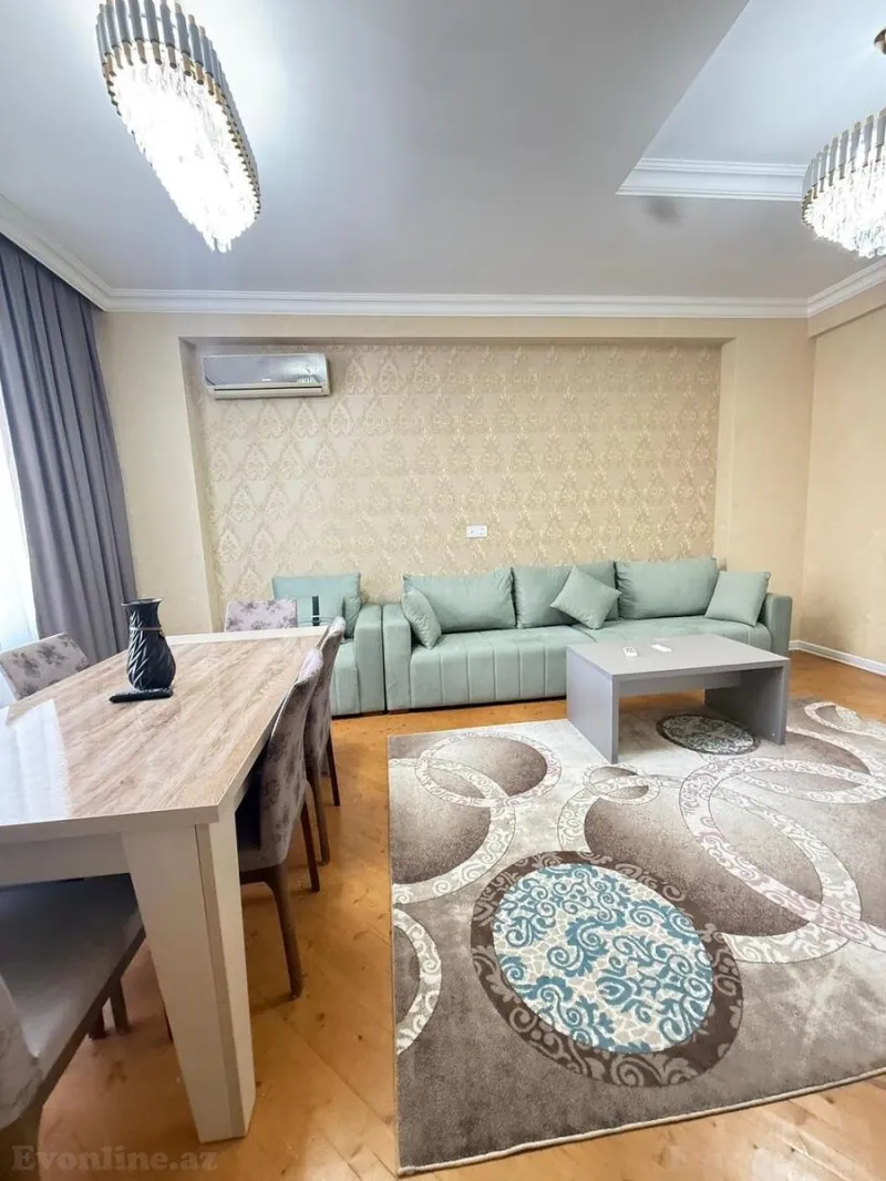 Kirayə verilir 2 otaqlı Mənzil Yeni tikili 79 m² Xətai m. - şəkil 3